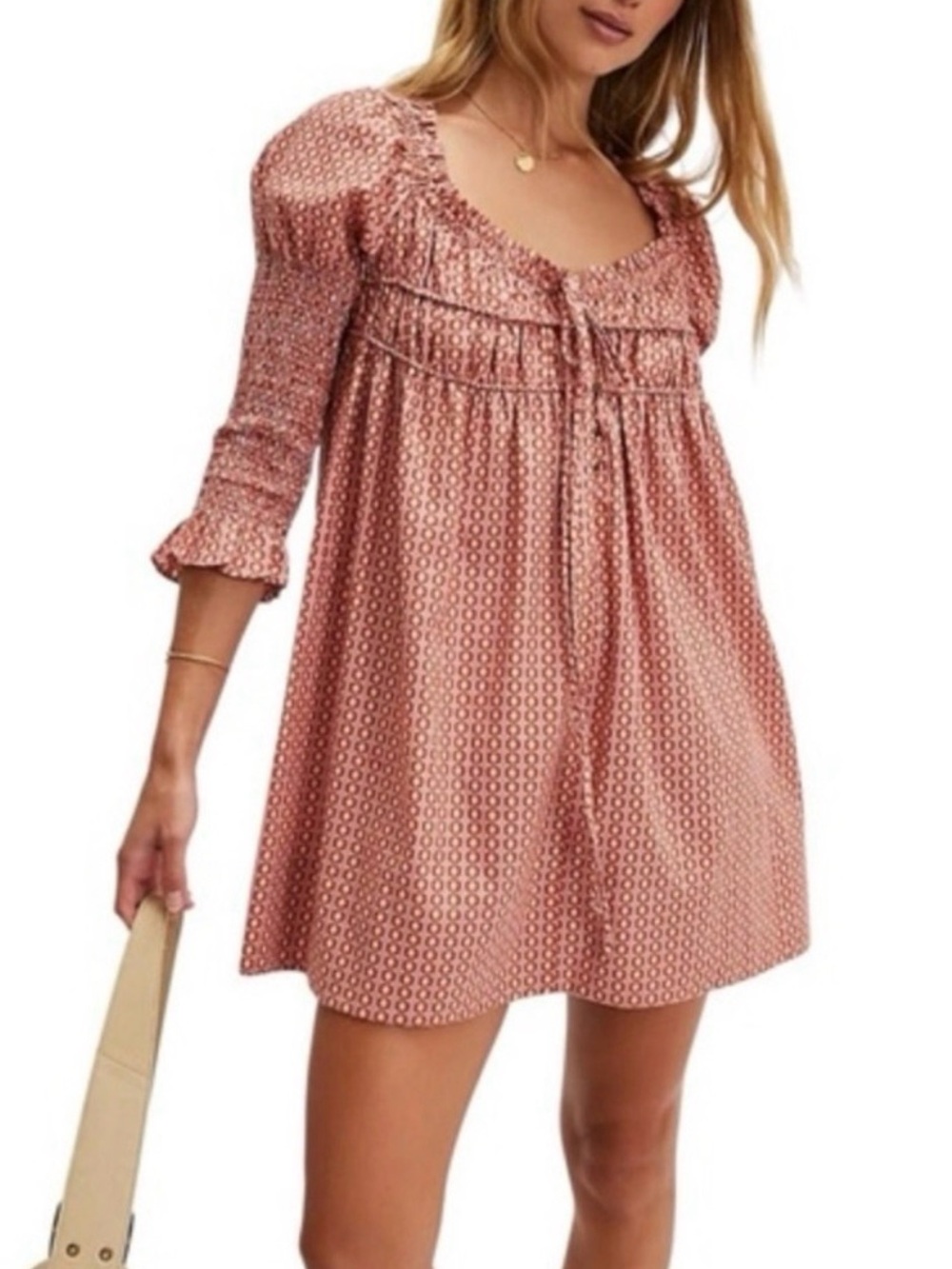 NEW Free People Pink Mini Dress NWT